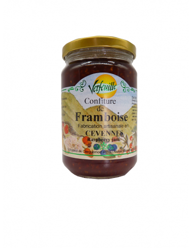 VERFEUILLE CONFITURE DE FRAMBOISES 360G